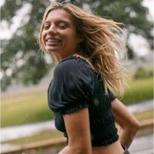 Urban Outfitters Black Women's Crop Top